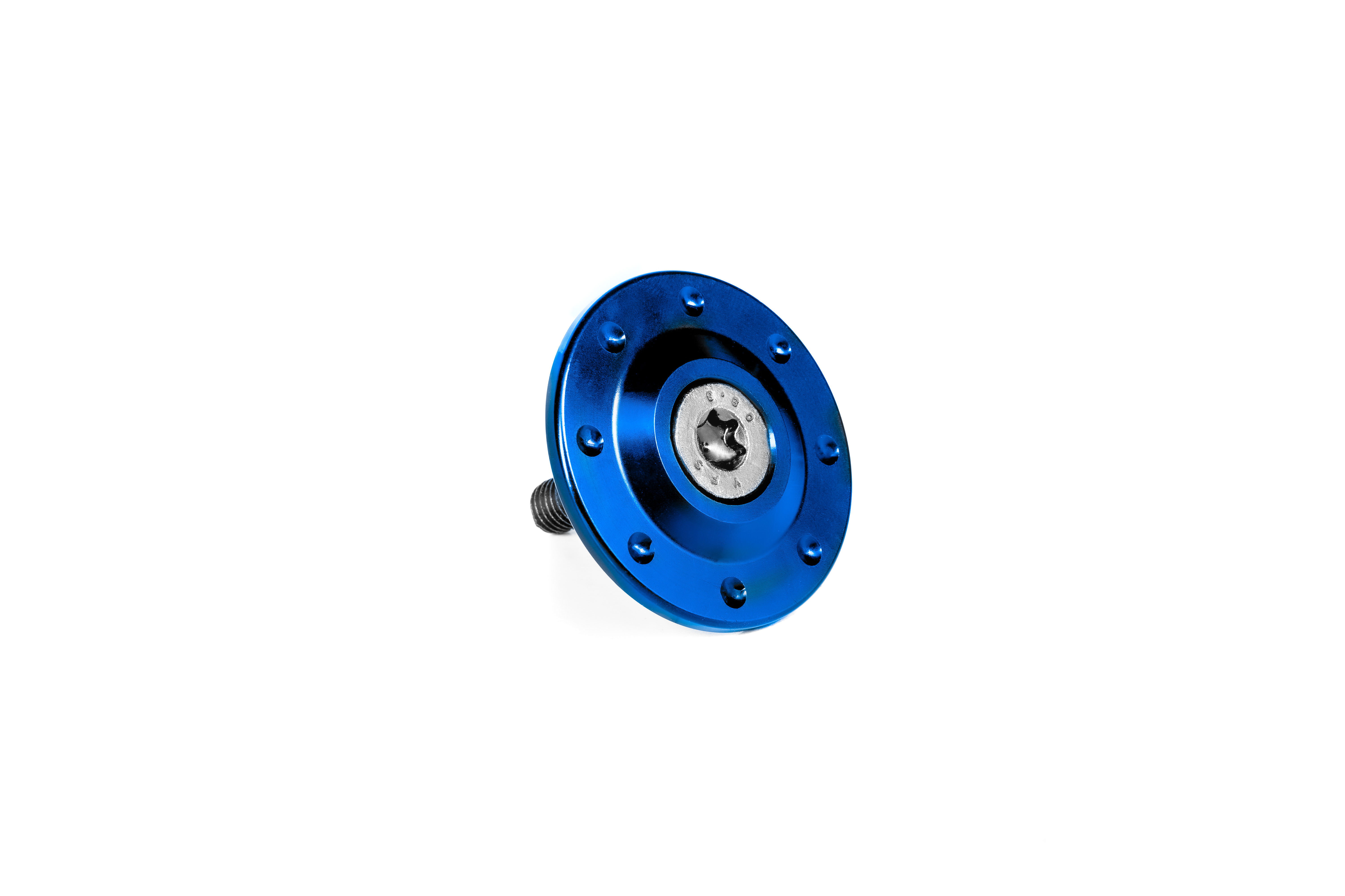 Abdeckung Auspuffhalter Kit blau
