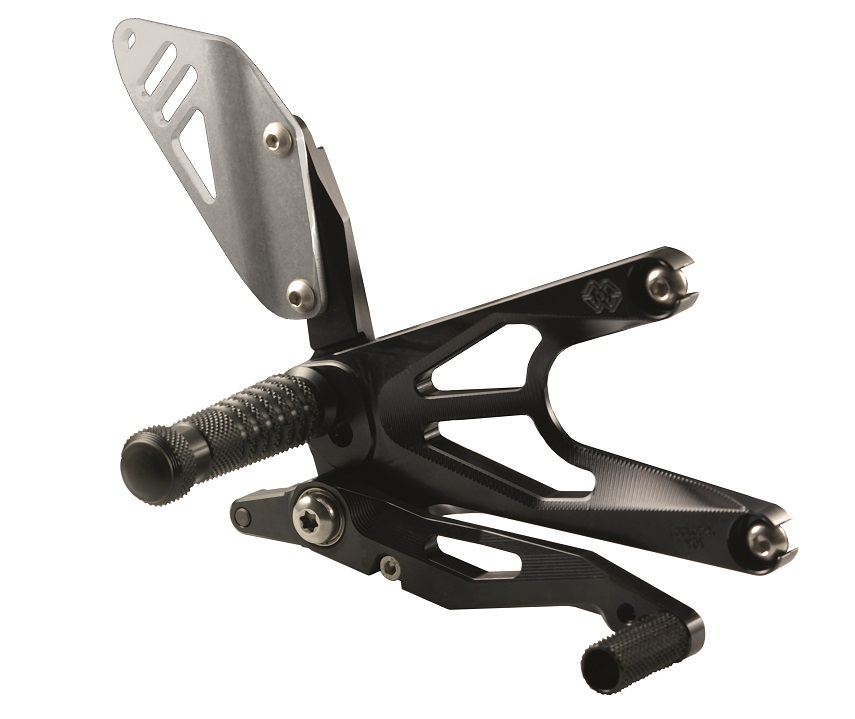 Fußrastenanlage FXR Schwarz