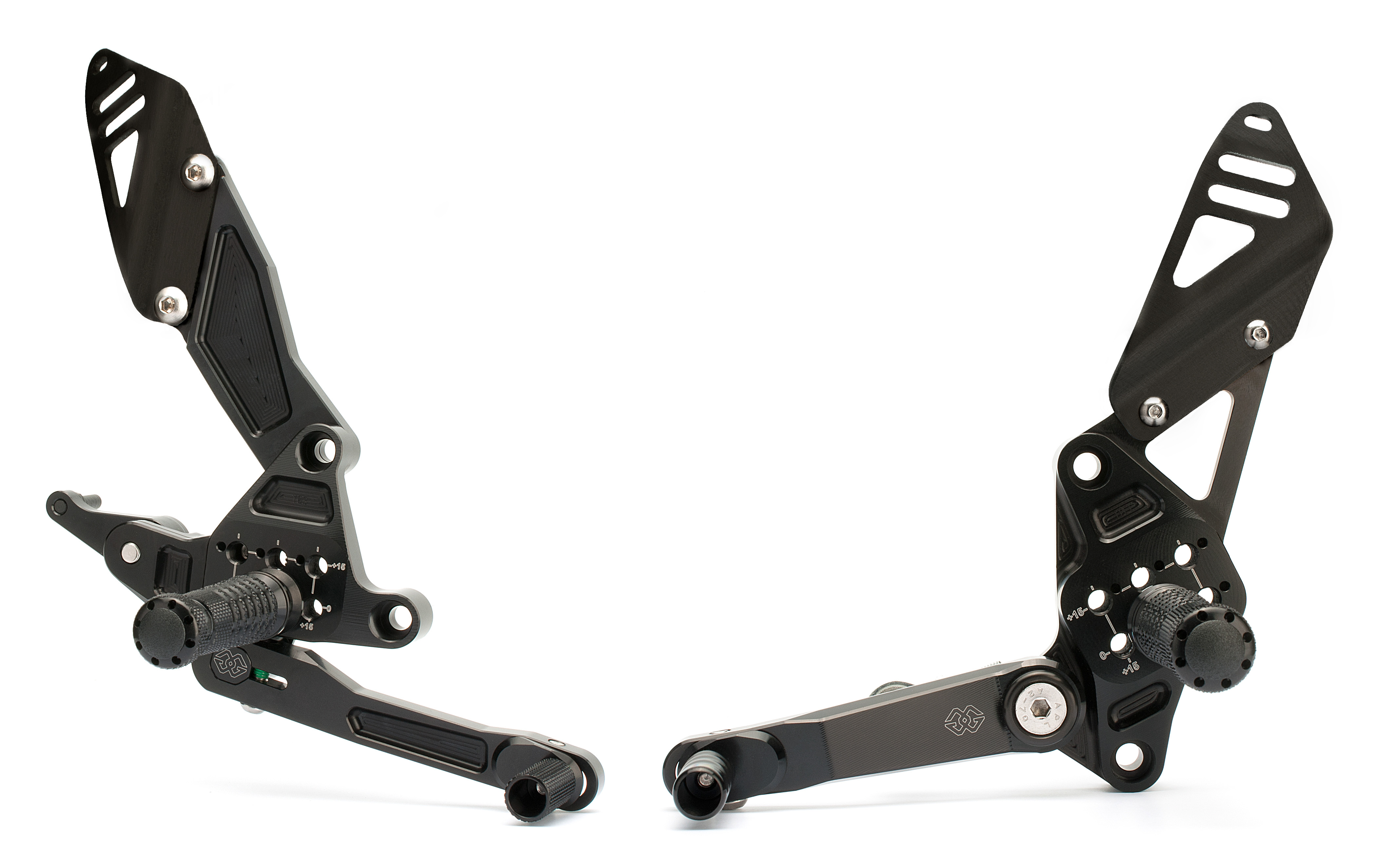 Fußrastenanlage FXR schwarz