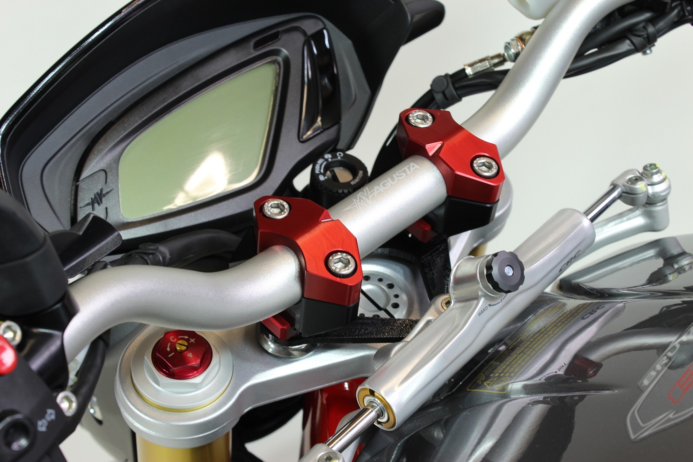 2DGT verstellbare Lenkerböcke mit ABK-14 schwarz