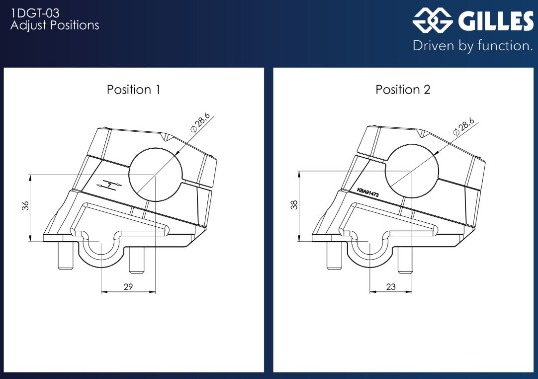 Adapter Bremszylinder Alu-natur