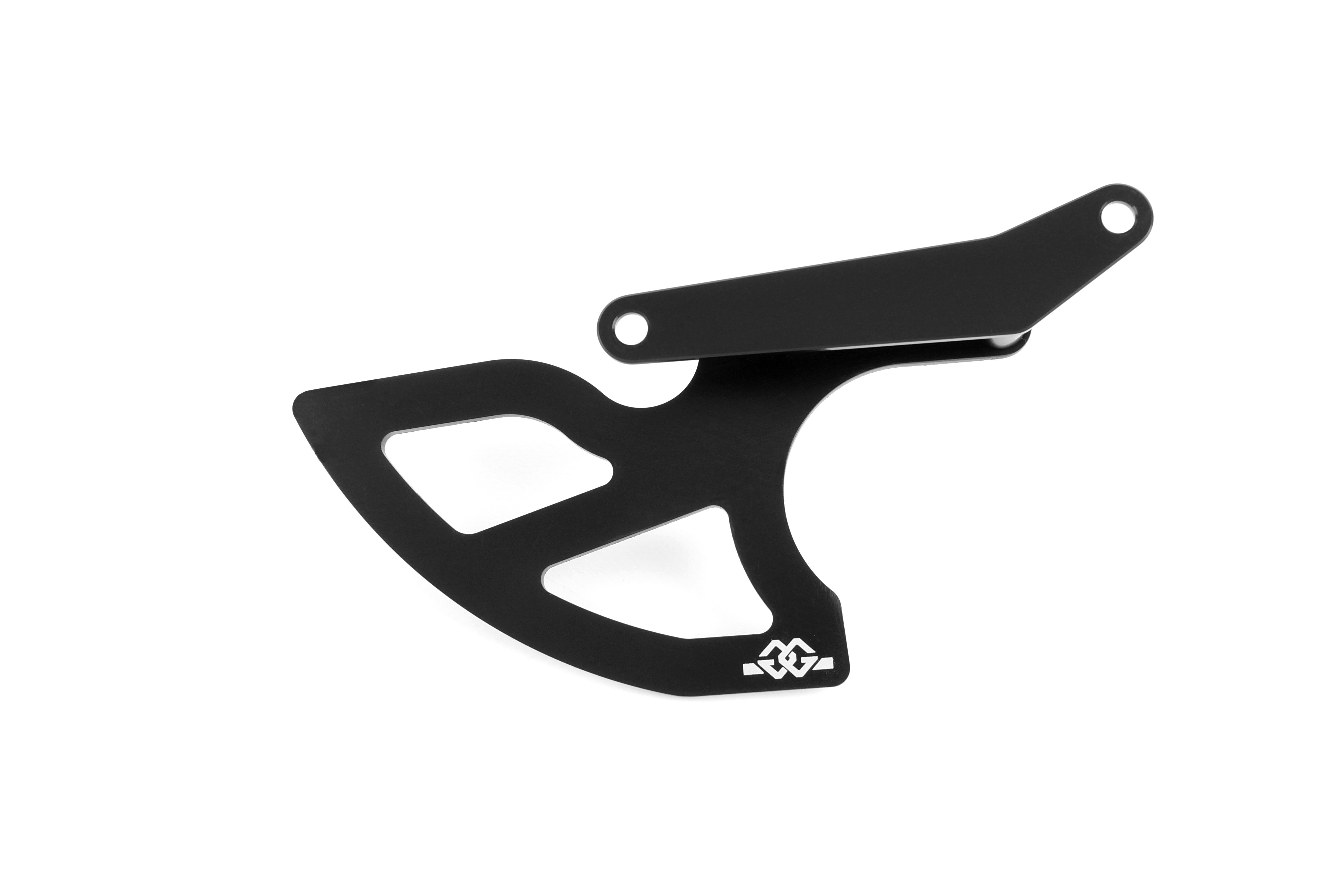 Kettenradabdeckung schwarz-gilles