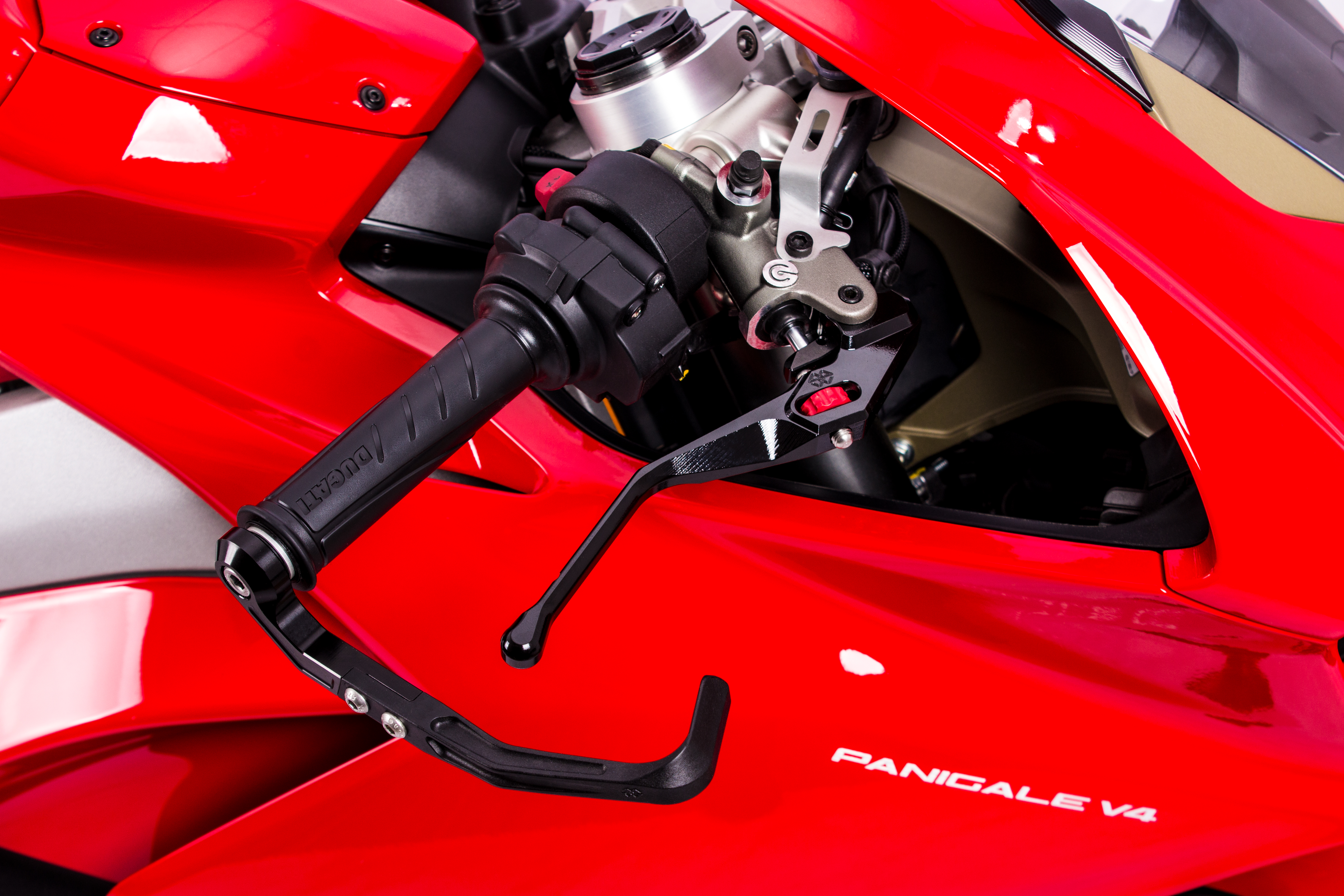 Panigale-V4-BHP-FXL-angebaut Handbremshebel FXL, schwarz