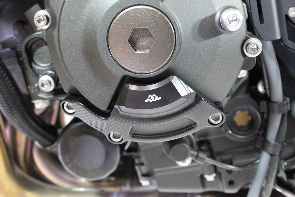 Motorschutzprotektor links schwarz