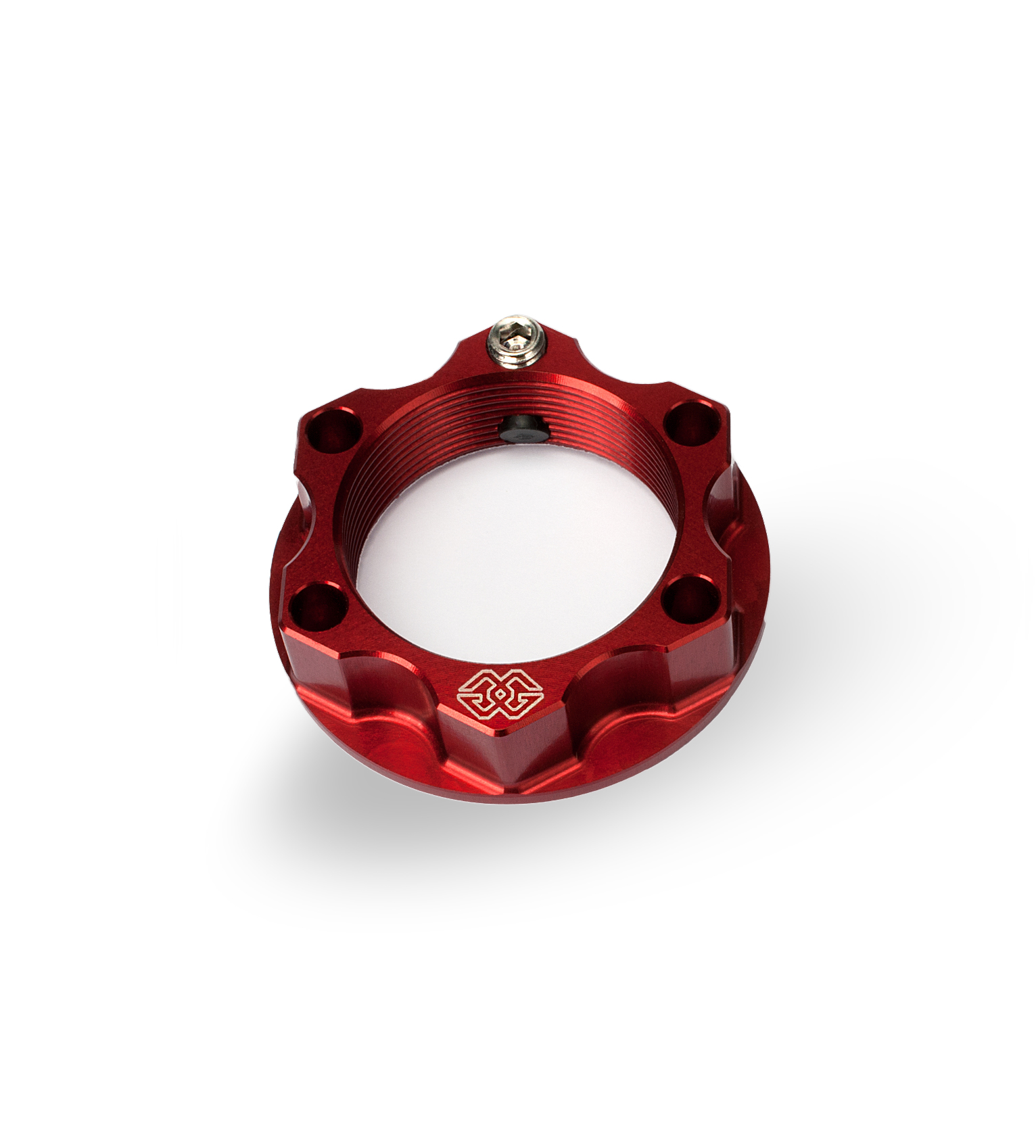 Sicherheitsmutter ACMA aluminium M24X1,5  KIT rot