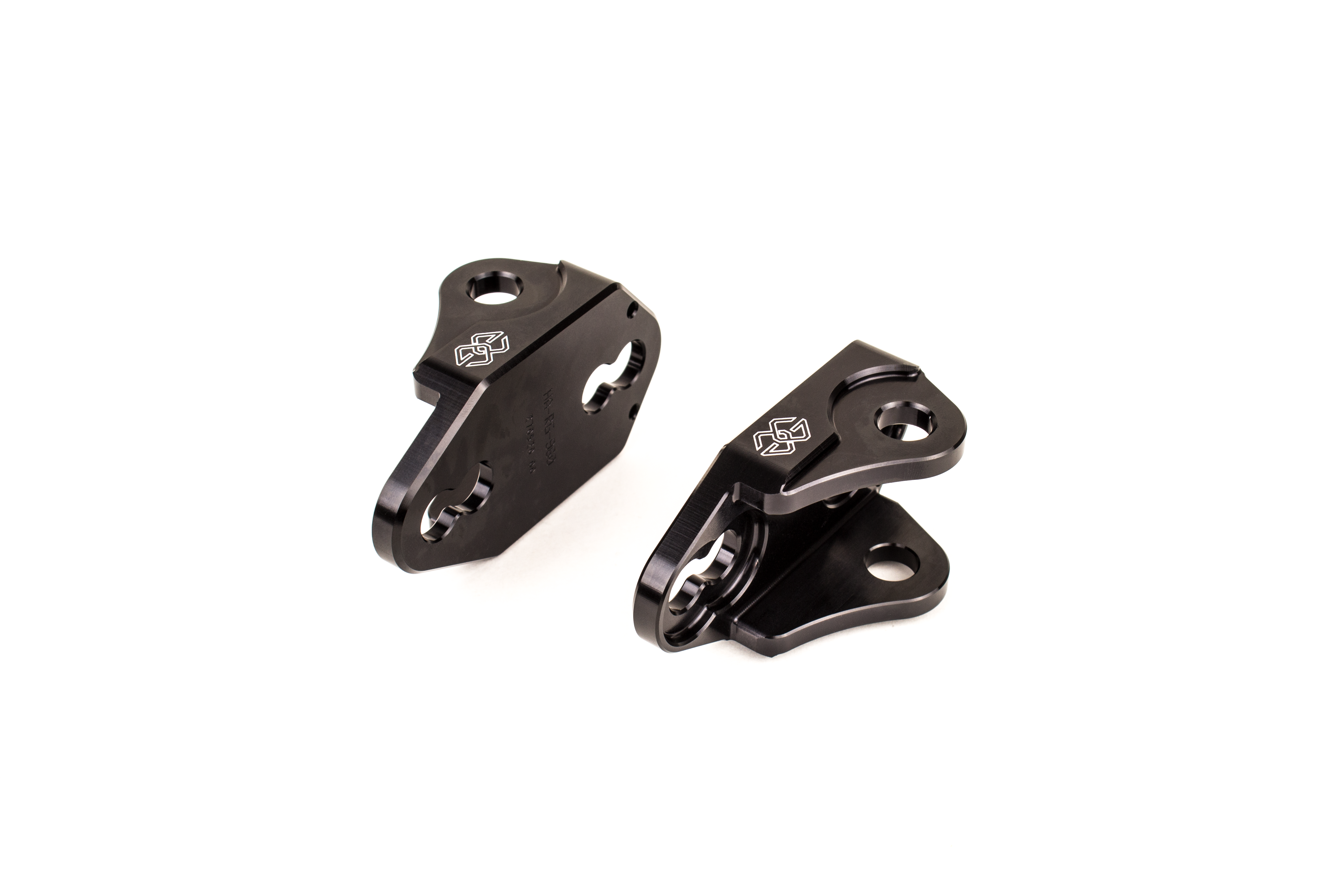 Adapterplatten Kit, schwarz