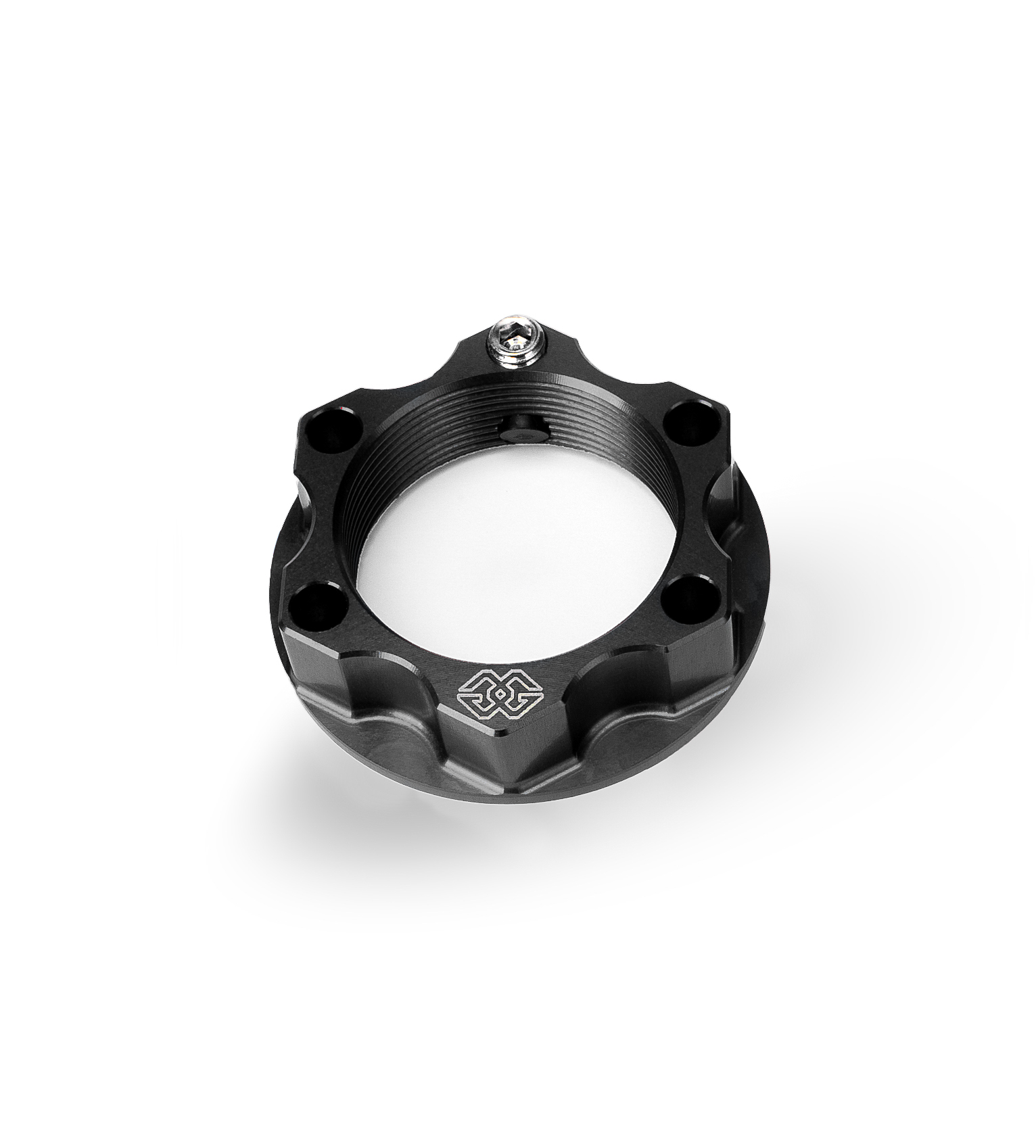 Sicherheitsmutter ACMA aluminium M24X1,5  KIT schwarz