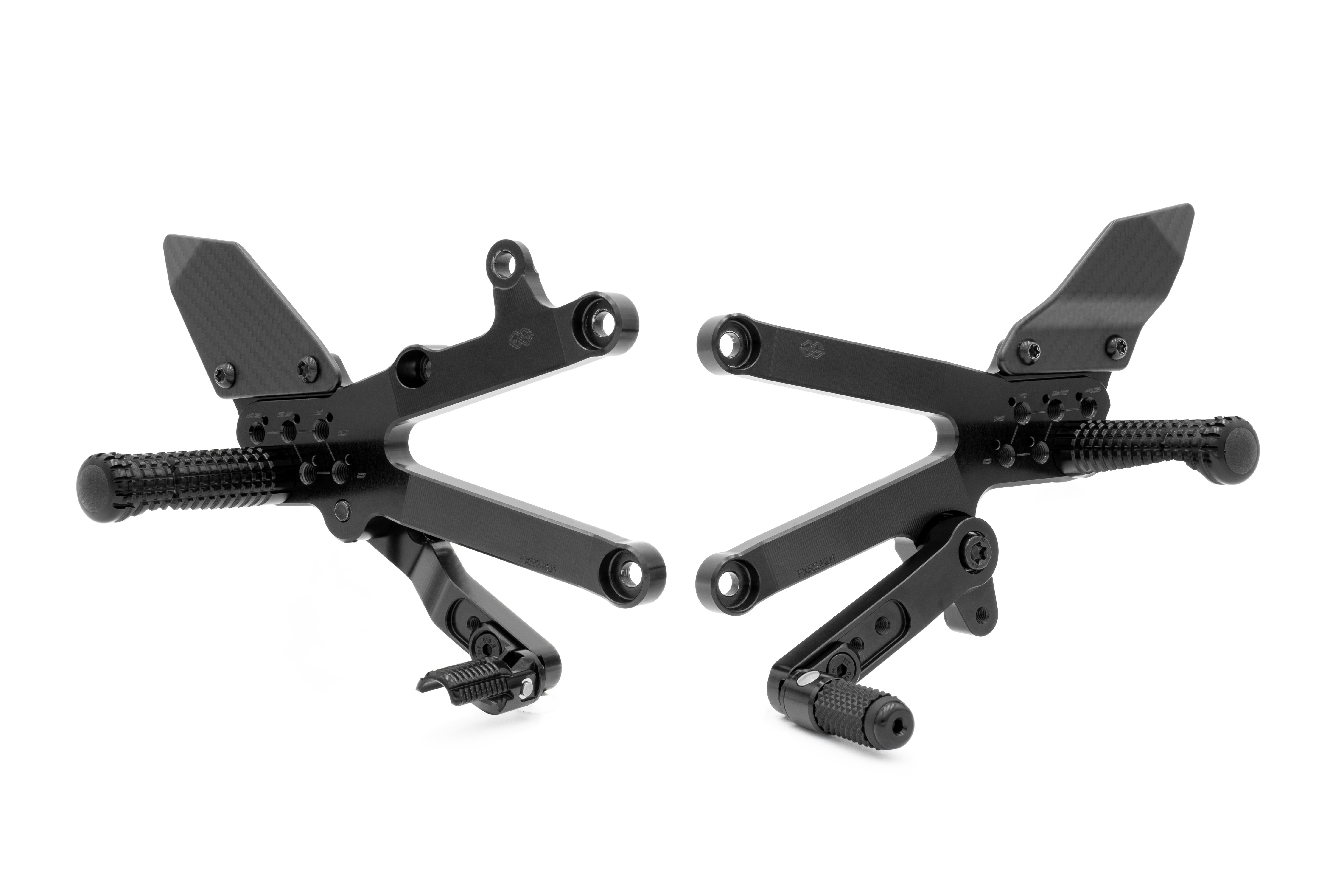 Fußrastenanlage FXR schwarz